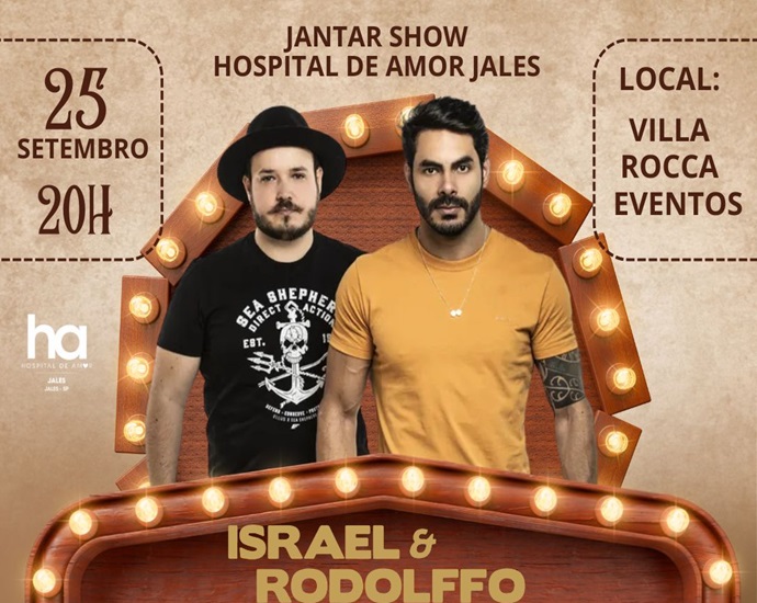 Jantar Show - Israel e Rodolffo Patrocinadores
