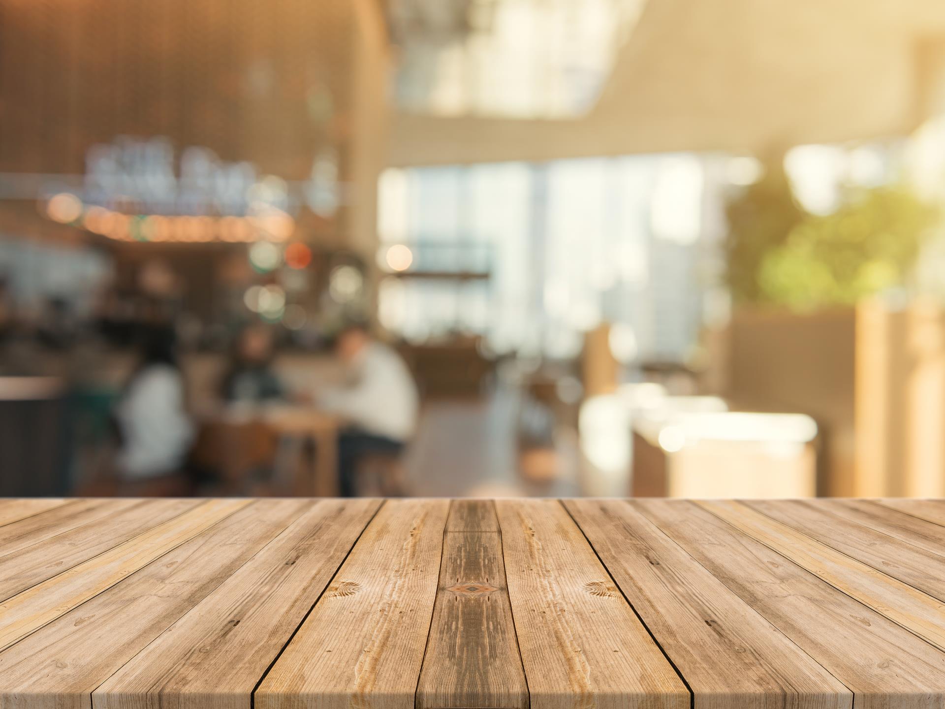 wooden-board-empty-table-top-blurred-background