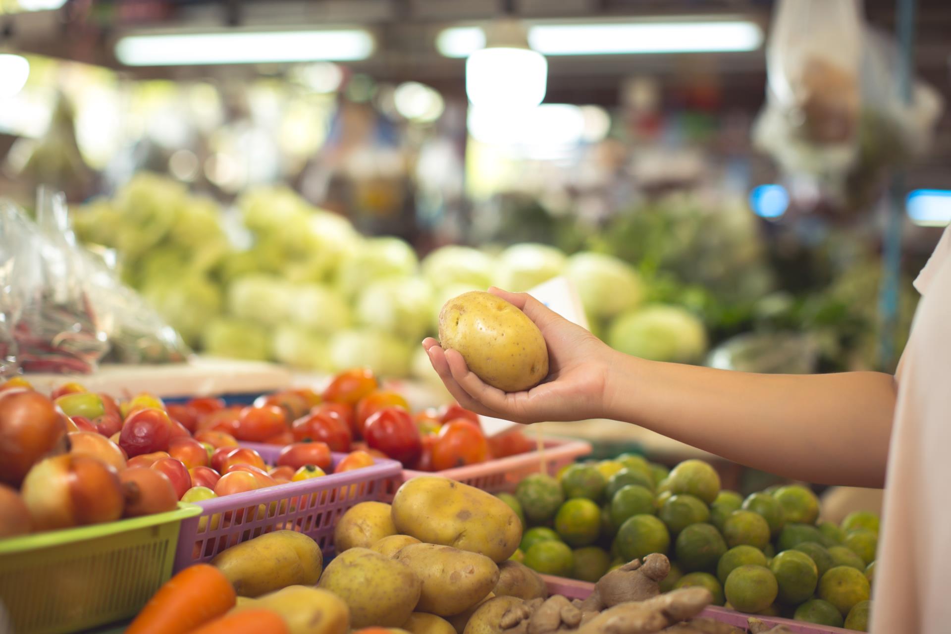 woman-shopping-organic-vegetables-fruits