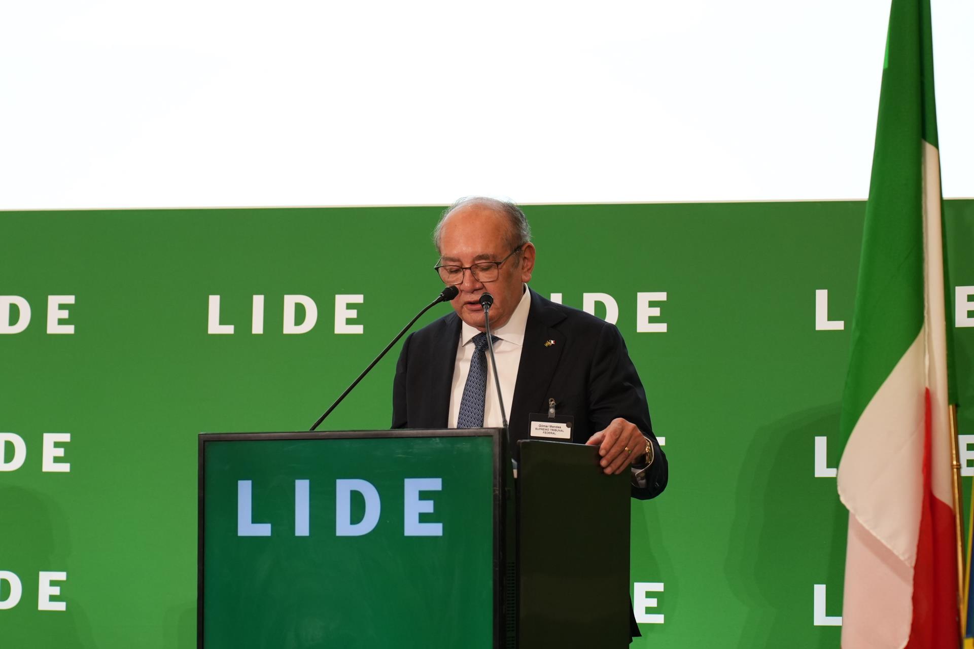 Gilmar Mendes, ministro do Supremo Tribunal Federal. Foto_Bruna Lopes_LIDE
