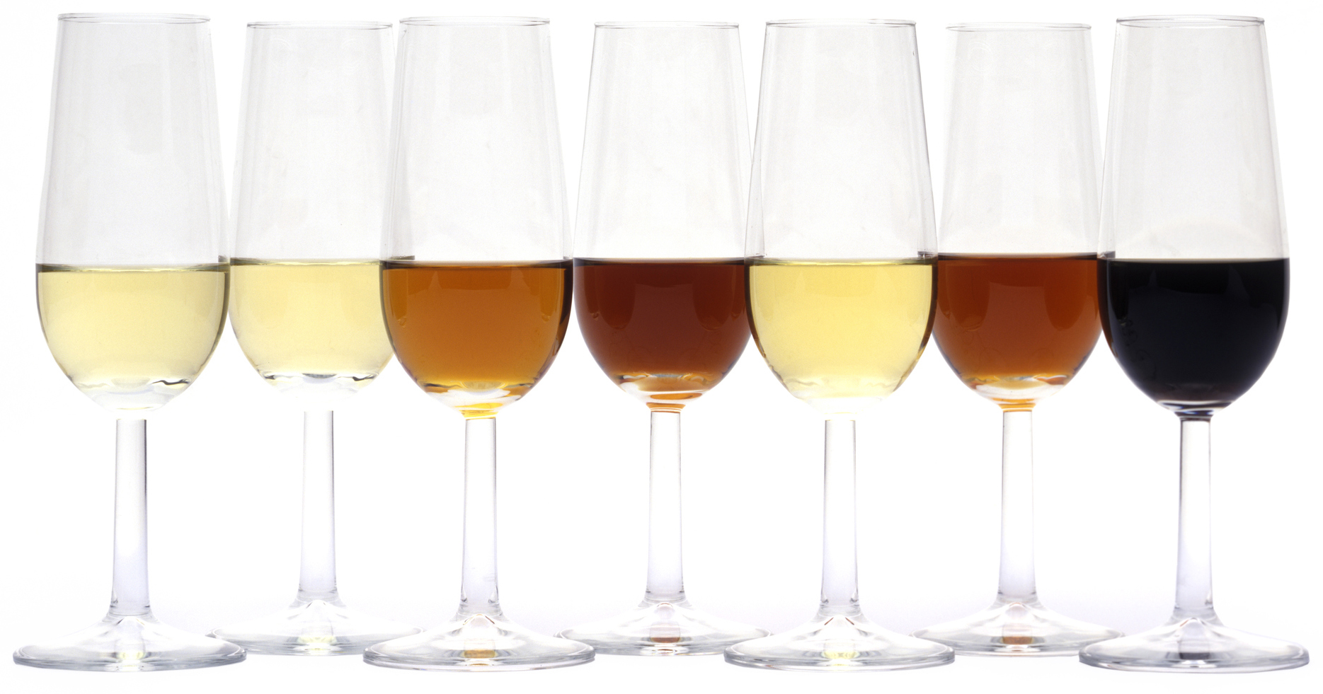 3 - Tipos e cores das variedades do vinho jerez