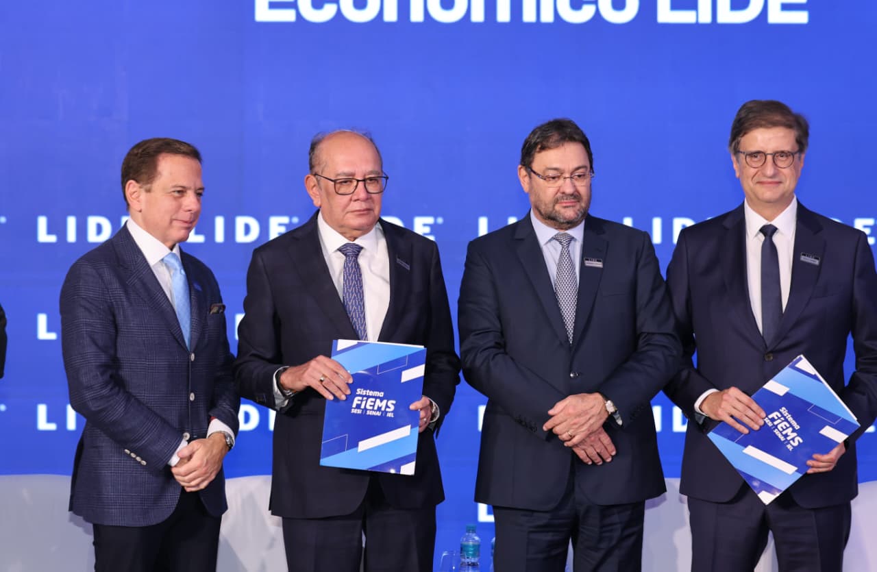 João Doria, Gilmar Mendes, Sérgio Longen e Paulo Gonet. Foto_Evandro Macedo_LIDE