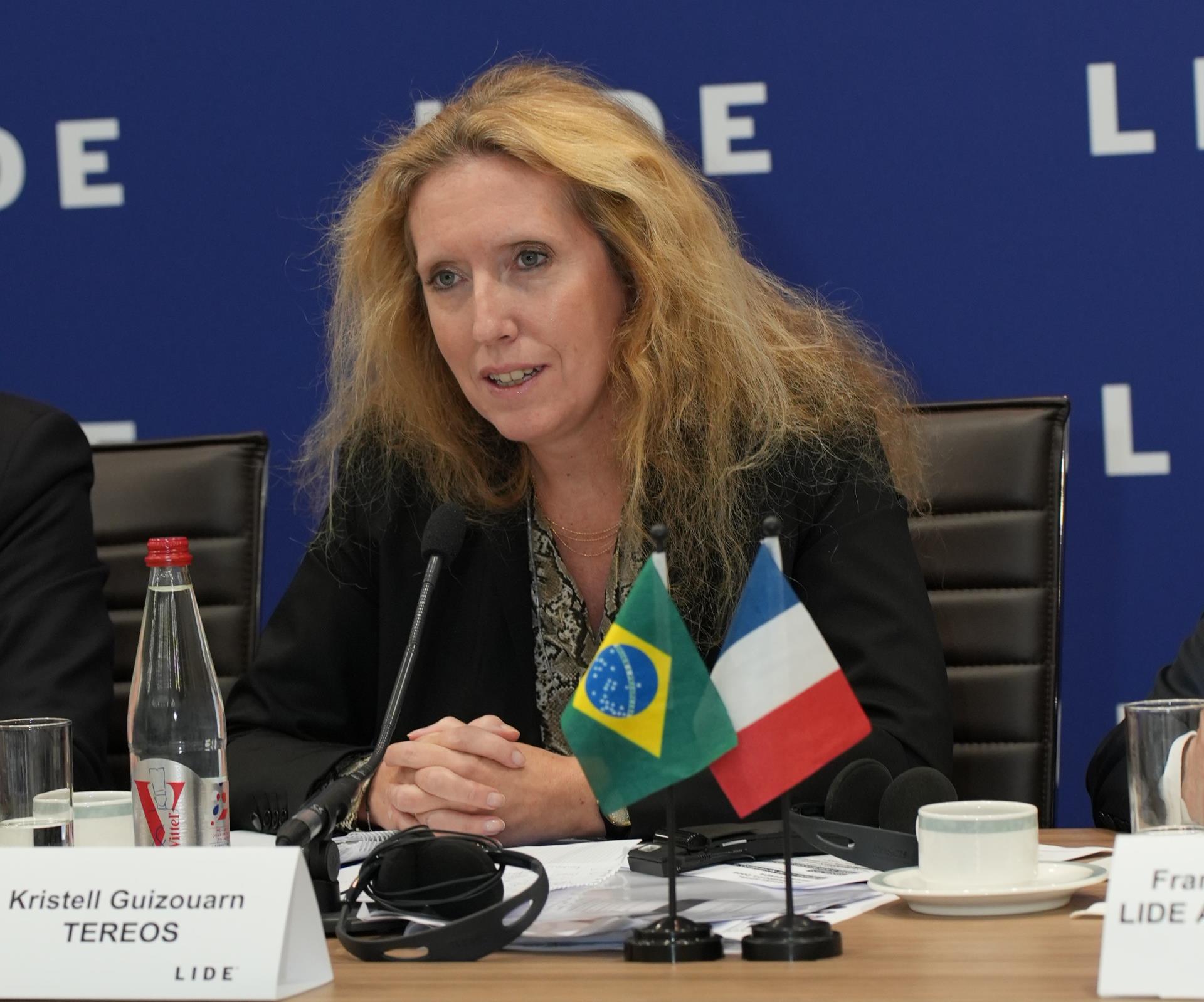 Kristell Guizouarn, diretora global de Rela&ccedil;&otilde;es Institucionais, ESG e Comunica&ccedil;&atilde;o da Tereos. Foto_Bruna Lopes_LIDE