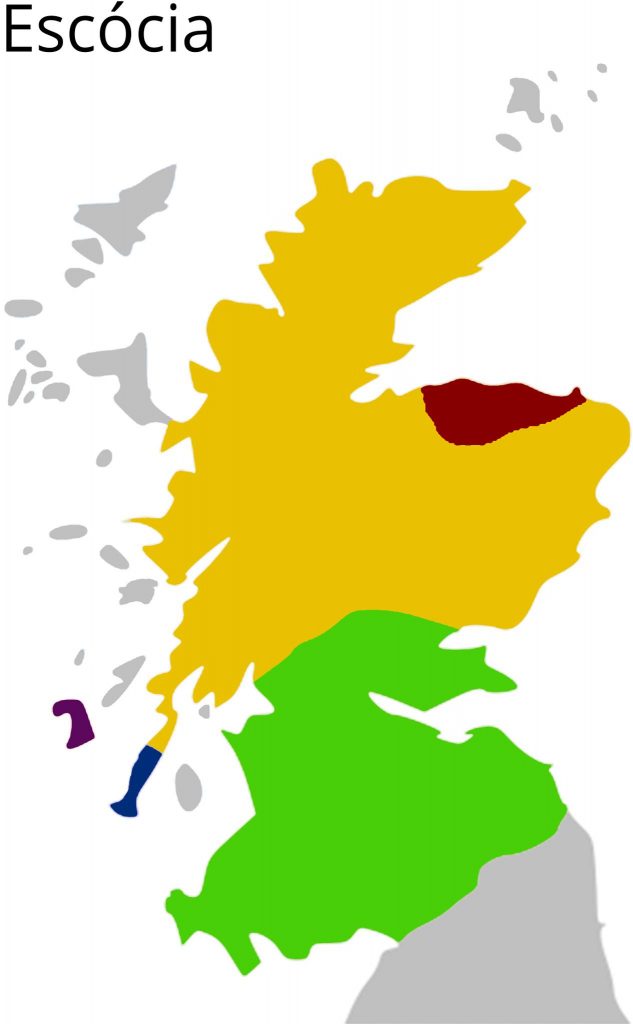 3 - Mapa do Whisky Escocês