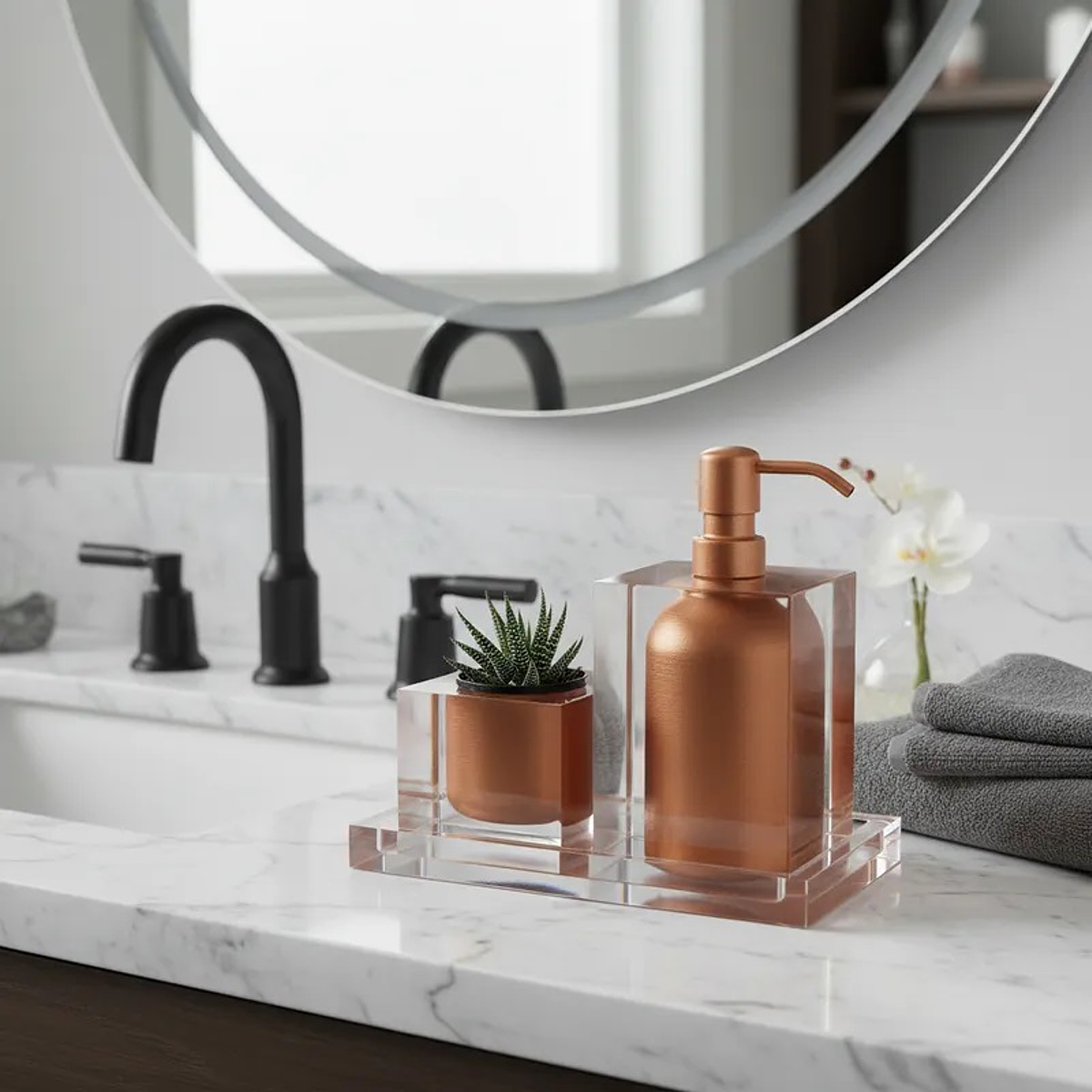 KIT 02 red gold polido