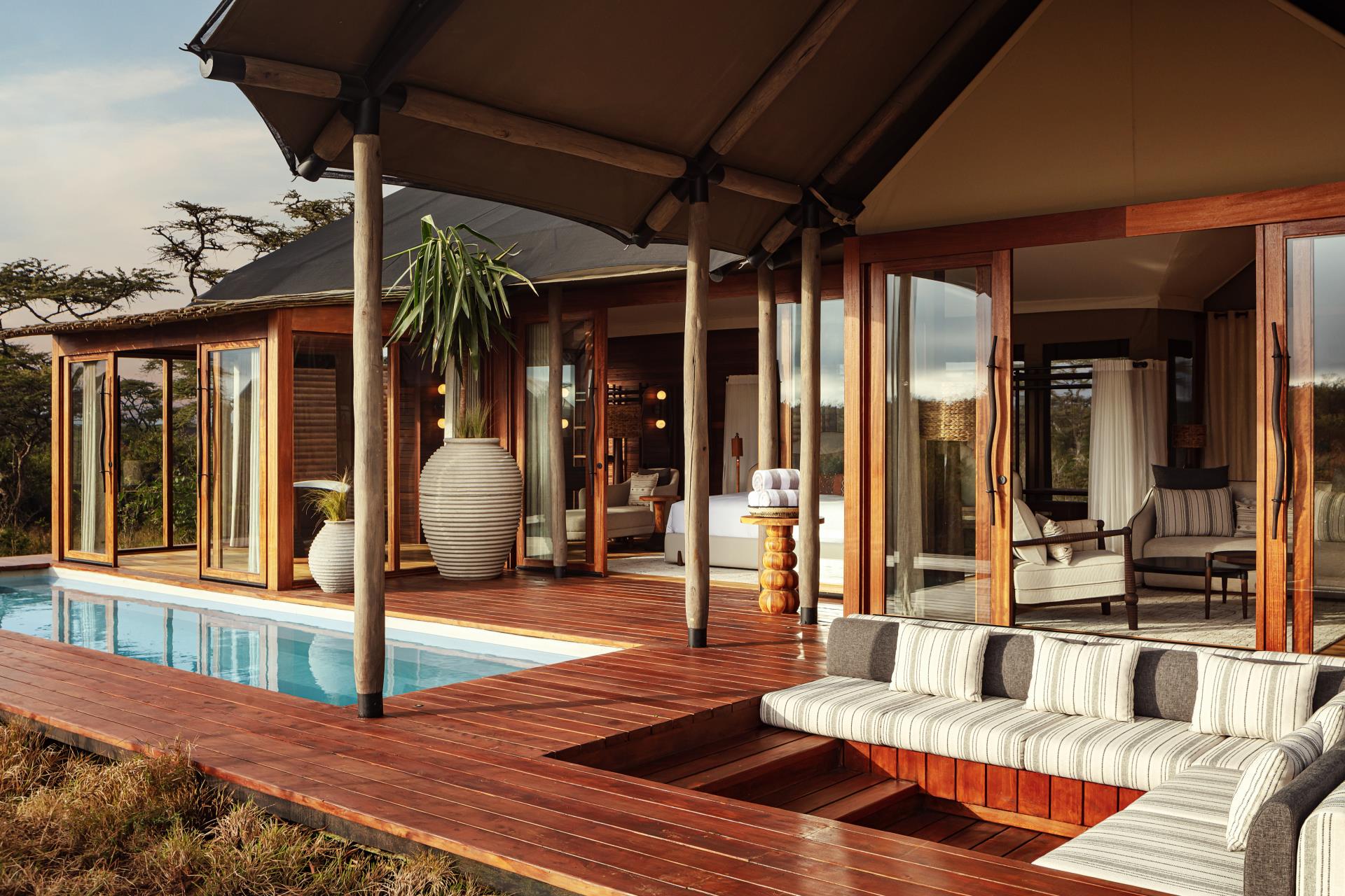 JW Marriott Mount Kenya Rhino Reserve Safari Camp_One-Bedroom Tented Suite, Deck Seating Area
