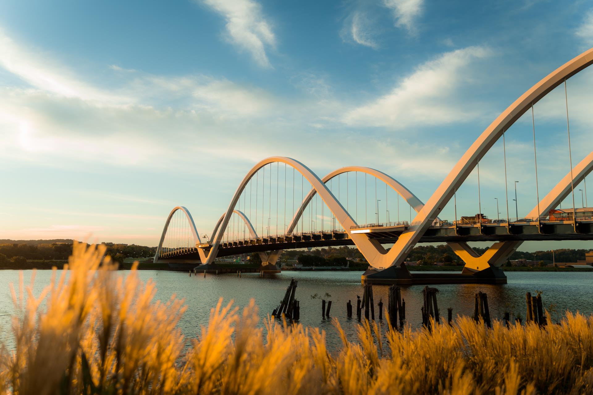 Frederick Douglass Memorial Bridge over Anacostia River