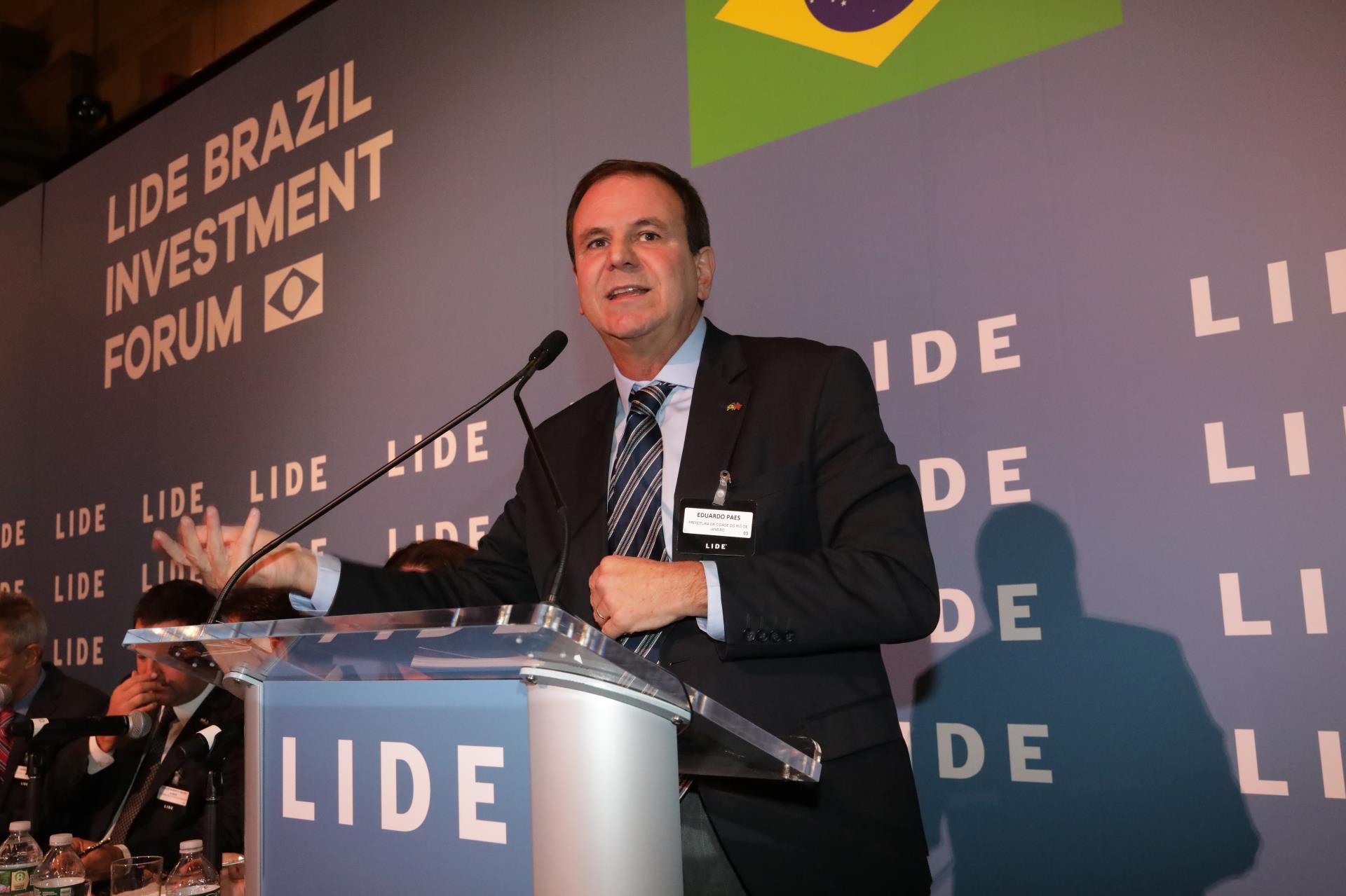 Eduardo Paes durante o LIDE Brazil Investment Forum. Foto_ Érika Garrida_LIDE(4)