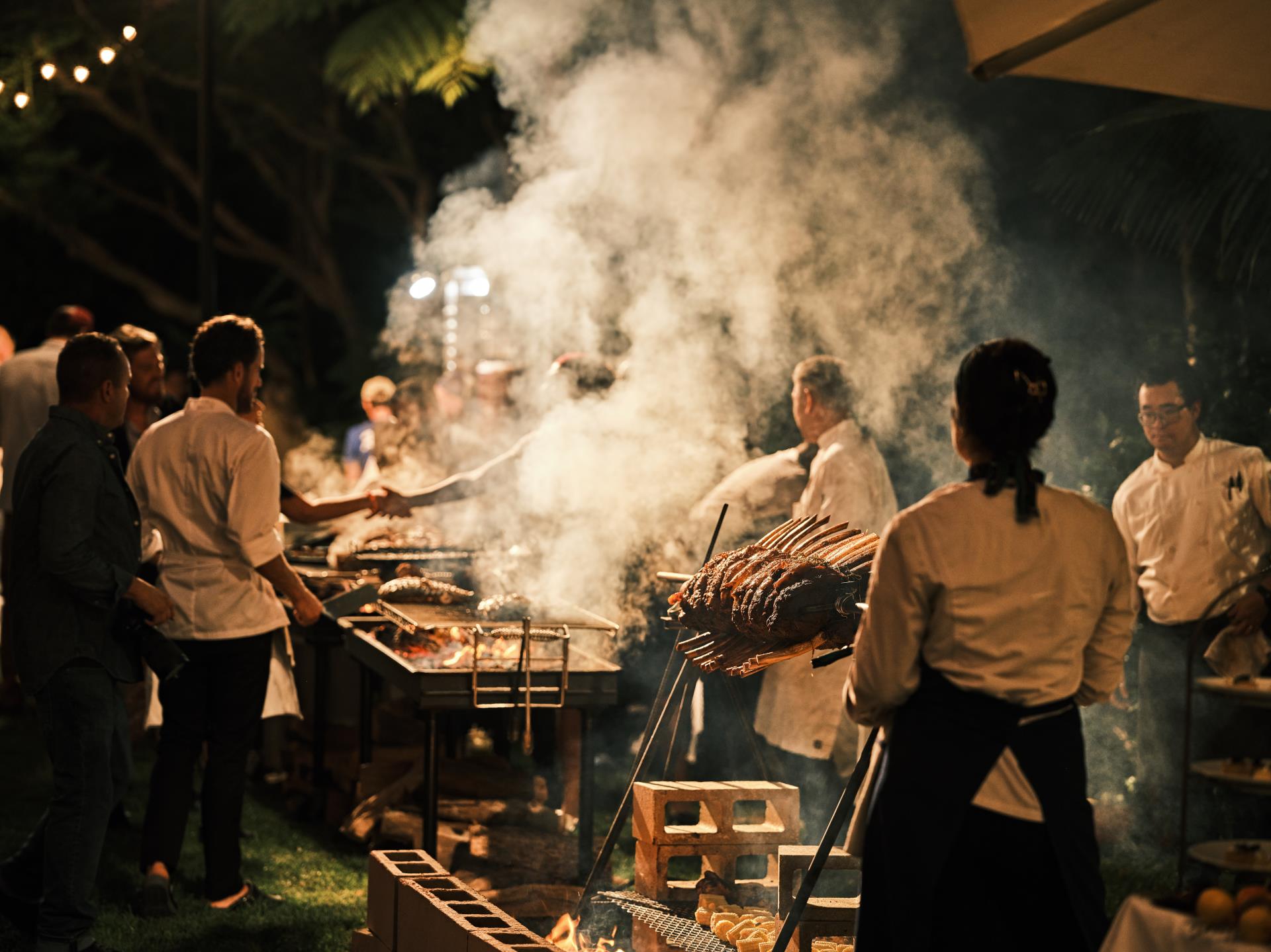 
Joe Garcia e Christophe Rull dão as boas-vindas aos chefs regionais