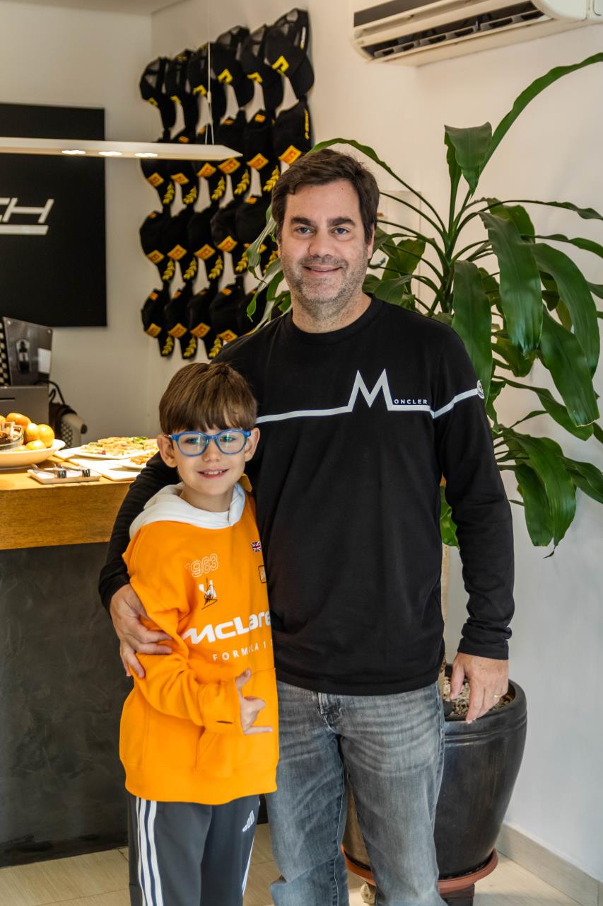 Giuliano (pai) e Vittorio (filho) Bertucelli