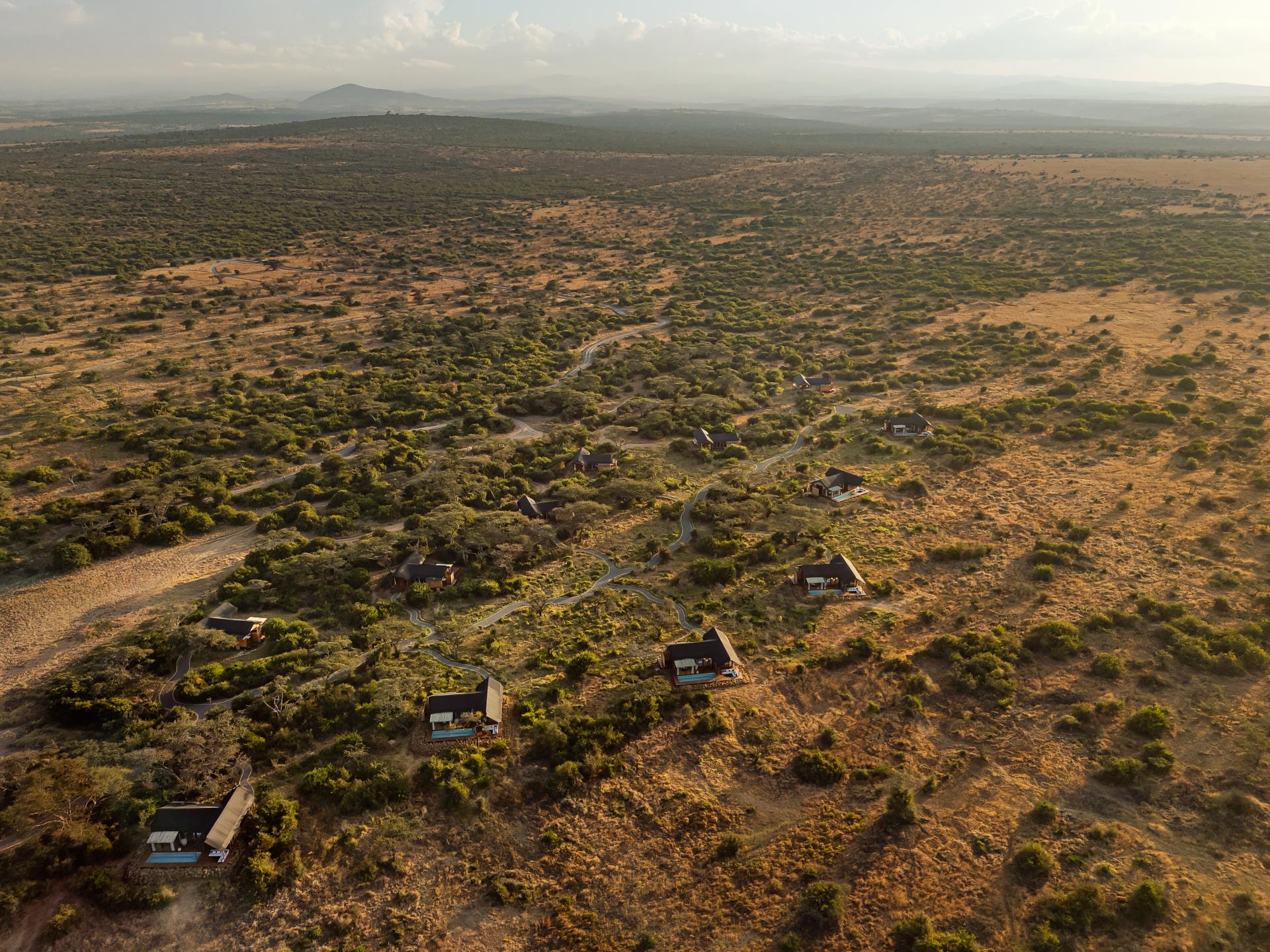 JW Marriott Mount Kenya Rhino Reserve Safari Camp_Aerial View