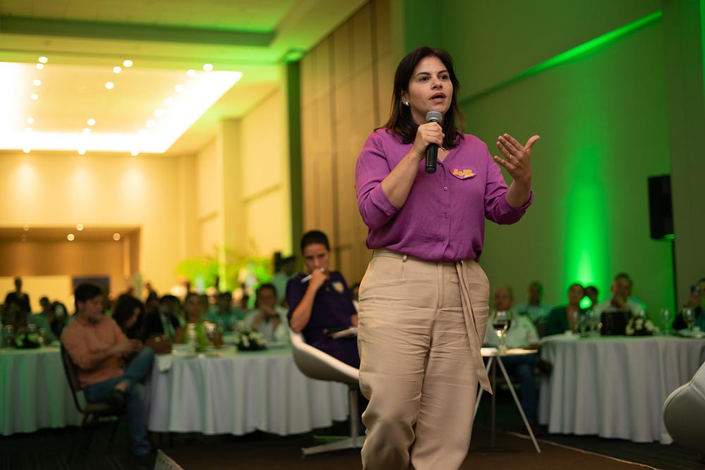 Debate com candidatas a governadora e vice-governadora Raquel Lyra e Priscila Krause