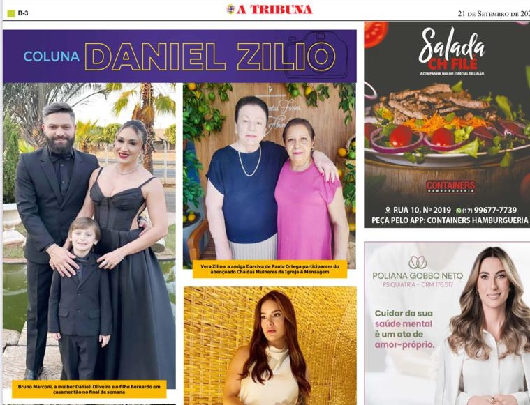 COLUNA DANIEL ZILIO: casamento em Votuporanga foi o destaque da semana