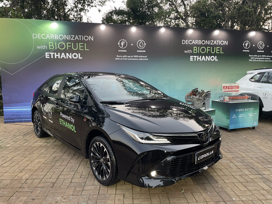 Toyota apresenta biocombustíveis como alternativa para a descarbonização da mobilidade durante o G20, em Foz do Iguaçu