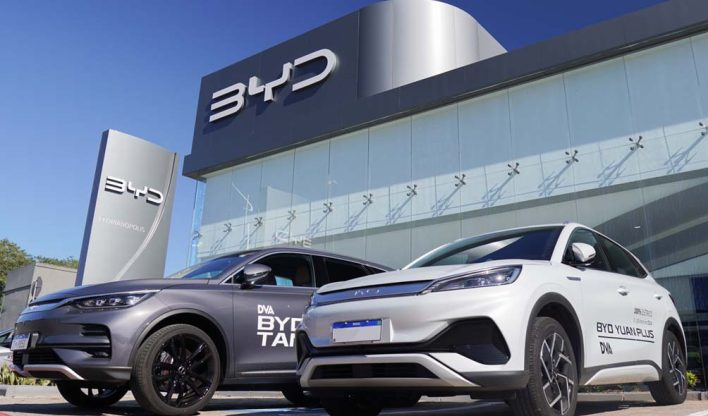 Concessionárias elevam projeção de vendas de veículos após avanço da BYD