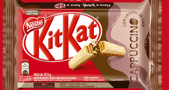 KitKat anuncia novidade com sabor Cappuccino
