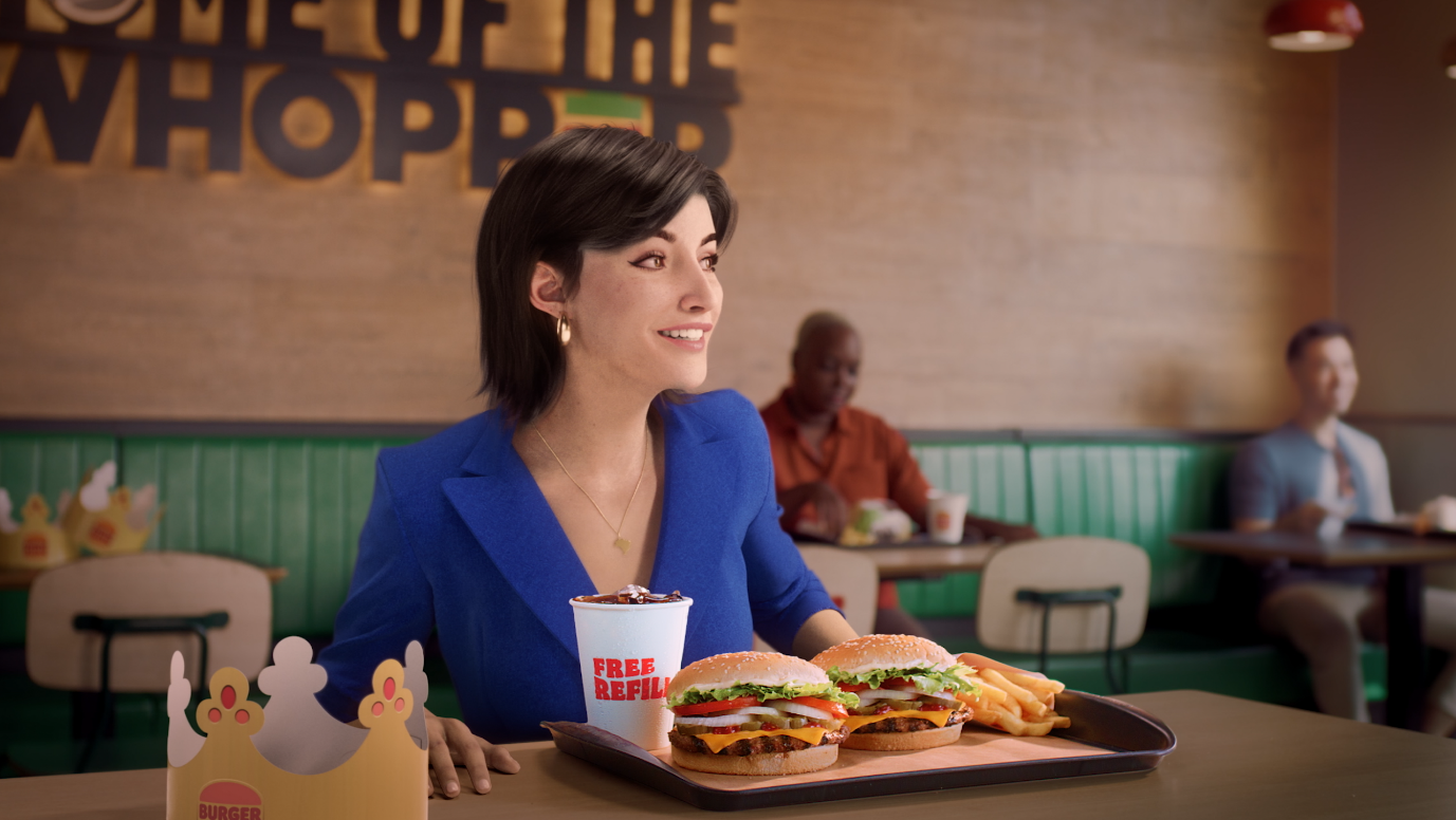 Lu, do Magalu, vira garota-propaganda do Burger King 