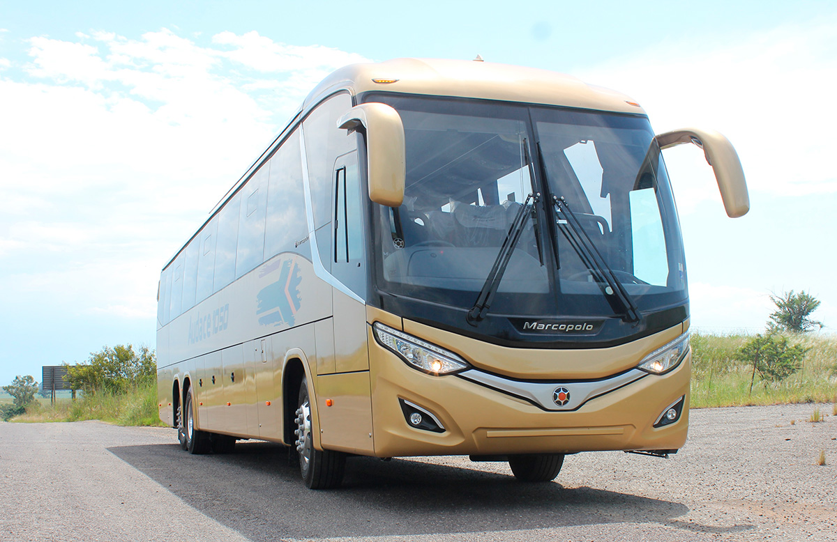 Marcopolo lança novo ônibus Audace 1050 no continente Africano
