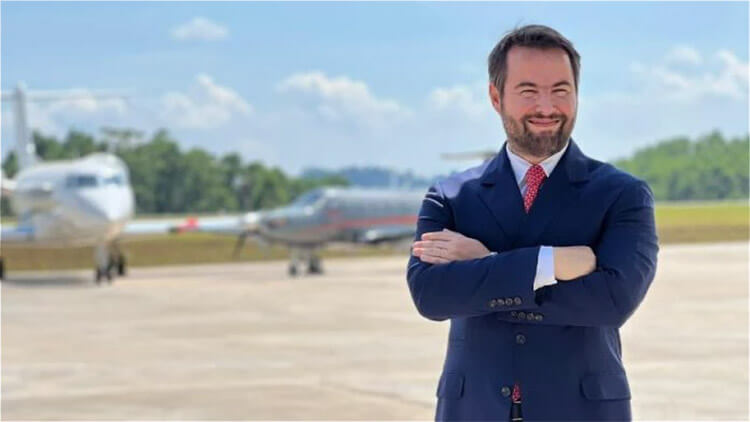 Marcos Amaro, CEO e fundador da Amaro Aviation