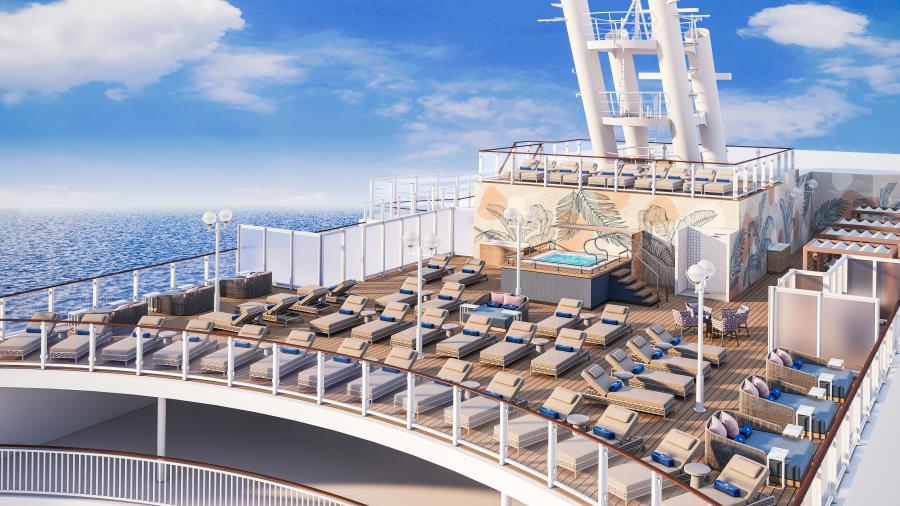 Norwegian Cruise Line apresenta o exclusivo Vibe Beach Club nos navios Norwegian Jewel e Norwegian Pearl