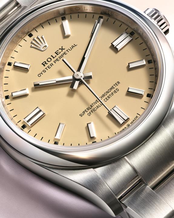 Rolex lança Oyster Perpetual com mostradores pastel e acabamento fosco