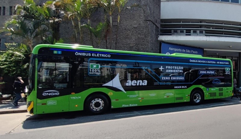 ENGIE fecha parceria com Aena e Higer para testes de ônibus elétricos no aeroporto de Congonhas (SP)