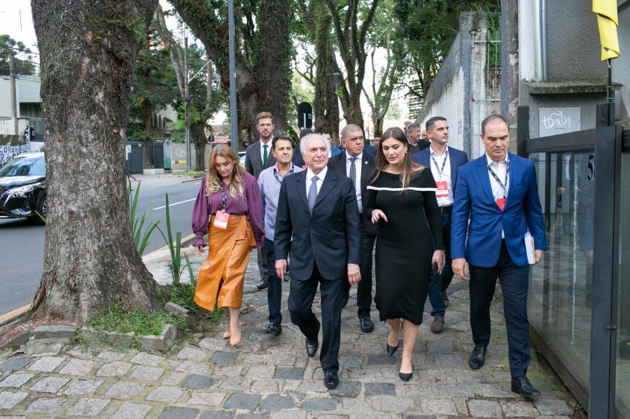 Michel Temer participa de evento no LIDE Paraná