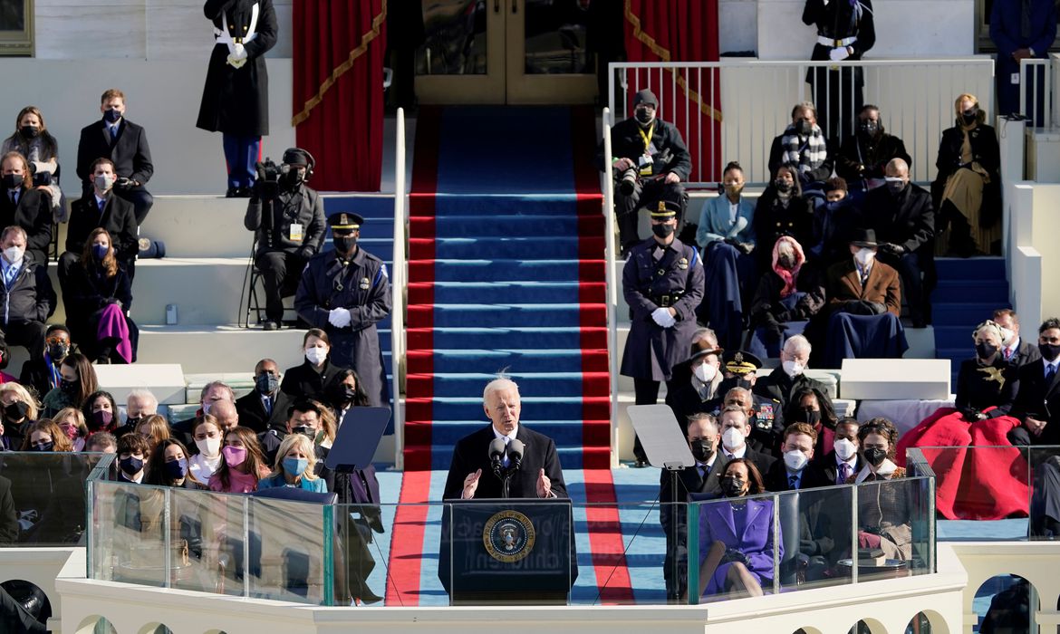 Joe Biden toma posse como 46º presidente dos Estados Unidos