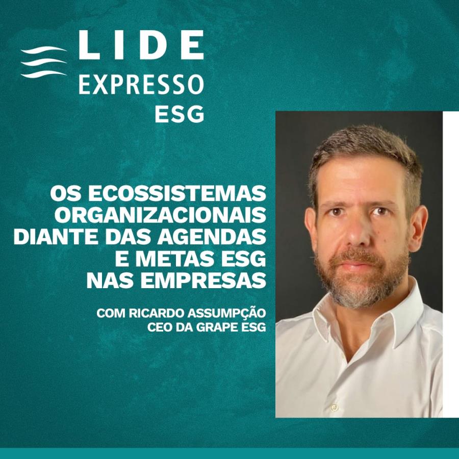 LIDE Expresso: Os ecossistemas organizacionais diante das agendas e metas ESG nas empresas