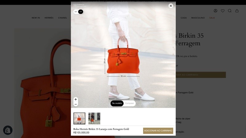 Fashiontech de itens de luxo lança Realidade Aumentada para clientes provarem roupas e acessórios digitalmente