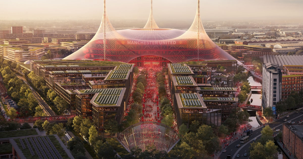 Manchester United planeja novo estádio de 100 mil lugares até 2032