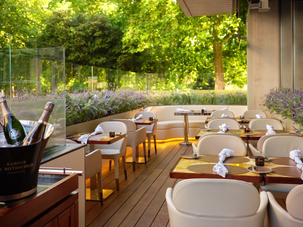Jantar ao ar livre está de volta ao 45 Park Lane