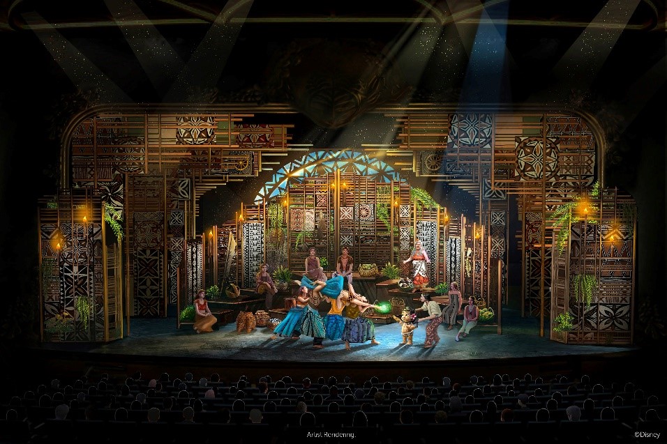 Disney Cruise Line anuncia novos detalhes sobre “Disney The Tale of Moana”, show off Broadway que acontecerá no Disney Treasure
