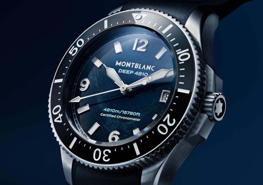 Montblanc estreia no Watches and Wonders 2024 com relógio de mergulho capaz de descer 4810 metros nas profundezas do mar 