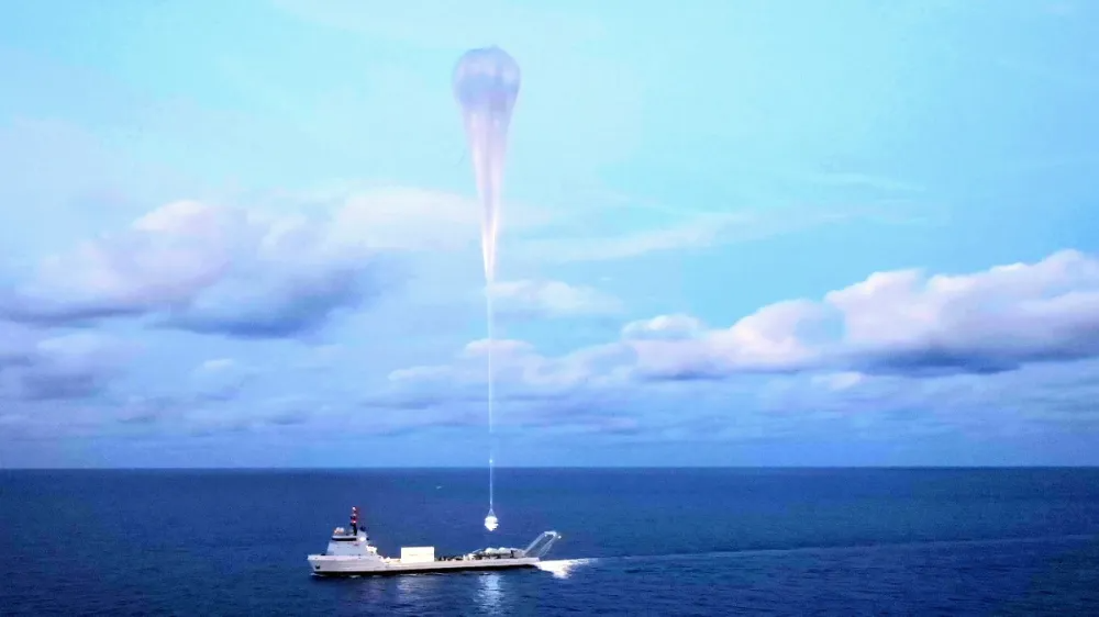 Este balão espacial maluco acaba de completar seu primeiro voo de teste completo