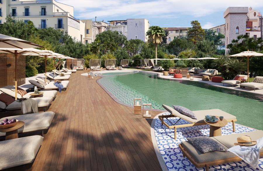 O Ara Maris, um novo hotel de luxo de inspiração mediterrânea no coração de Sorrento, Itália