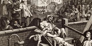 3 - Em 1721, o governo inglês estimava que pelo menos um quarto dos moradores de Londres trabalhavam na produção do gin. Dose era muito barata e podia ser comprada por alguns centavos